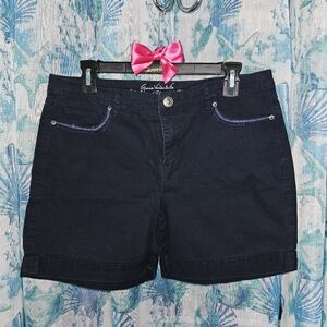 Gloria Vanderbilt navy shorts